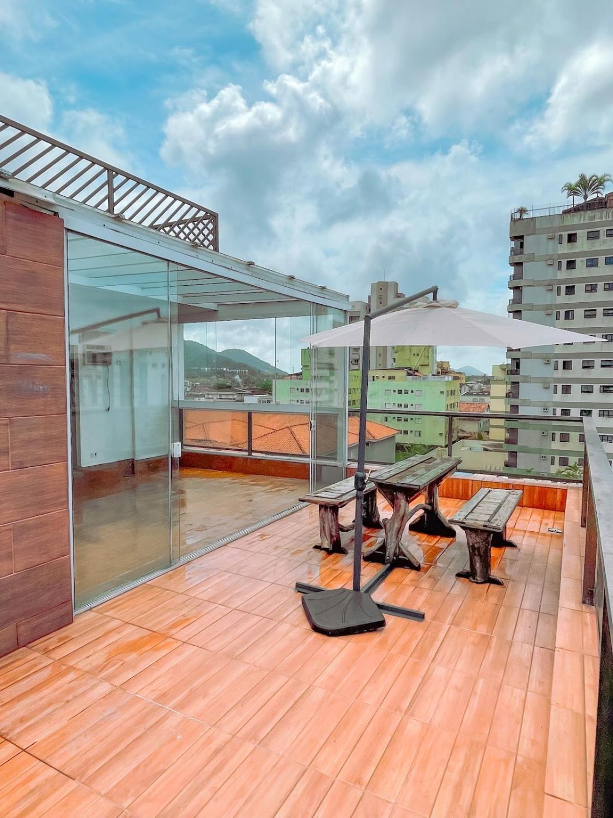 Cobertura Na Praia Da Enseada-Guaruja 180M2 10 Hospedes Eksteriør bilde